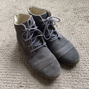 Shoe the Bear boots - grey suede size 10 / 41